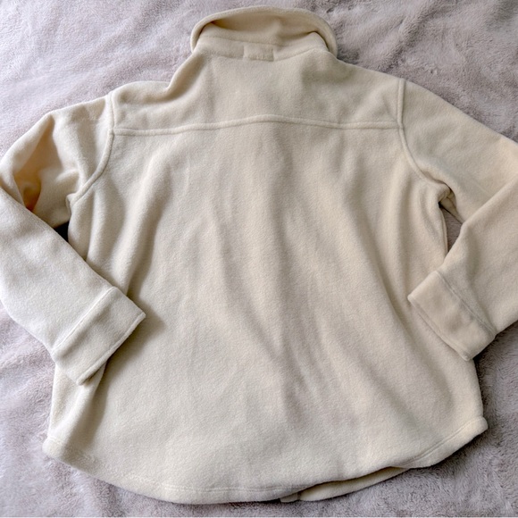 NWT Beyond Yoga x DONNI Polar Fleece Shacket Cream Size M - Picture 6 of 9